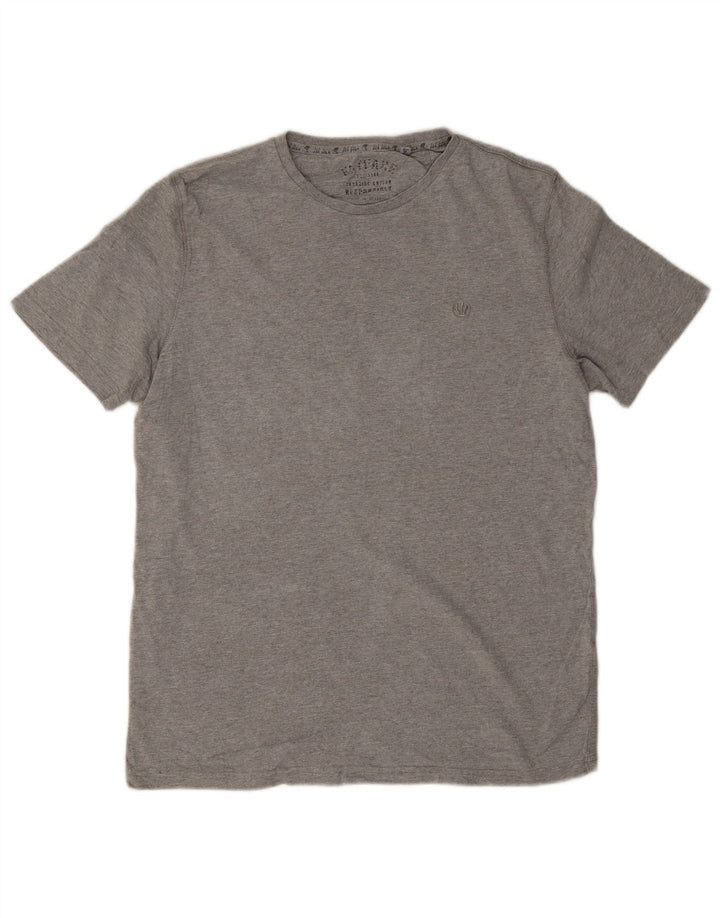 Fat Face Herre T-Shirt Top Medium Grey Bomuld