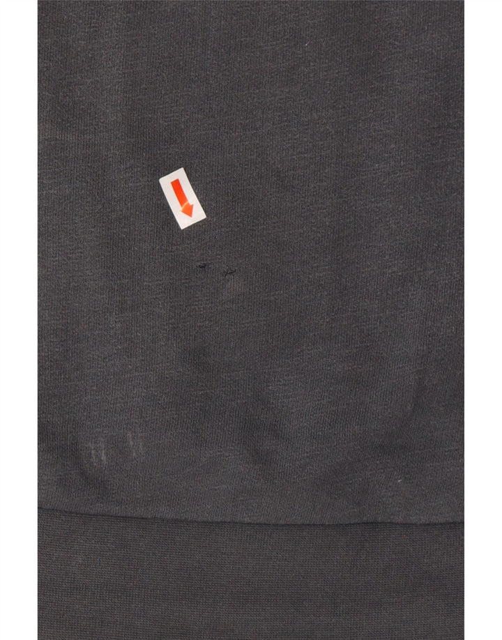 ADIDAS grafisk hættetrøje med lynlås til mænd Medium marineblå bomuld