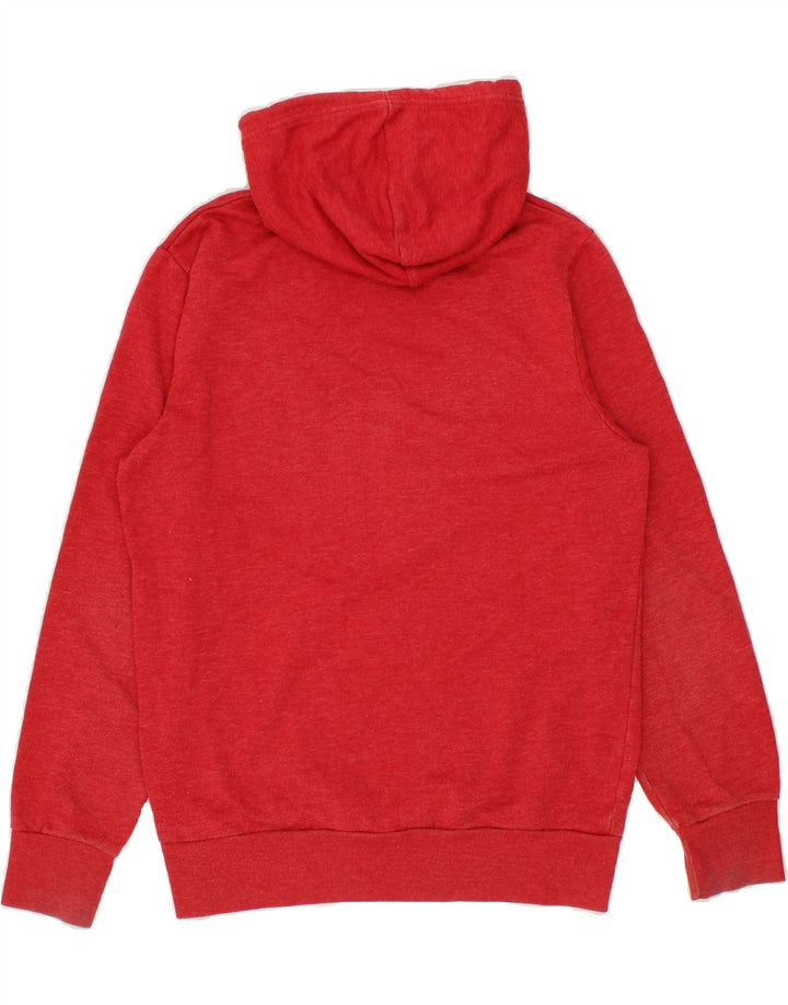 LEVI'S Mens Graphic Hoodie Jumper Medium Red Vintage Levi's and Second-Hand Levi's from Messina Hembry 