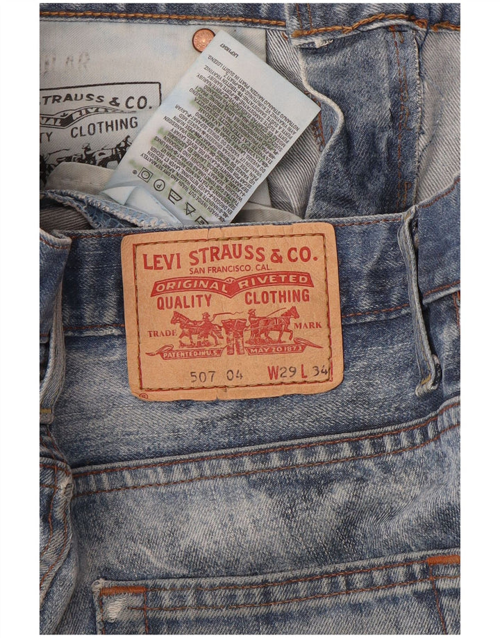 Levi's Herre 507 Bootcut Jeans W29 L32 Blå Bomuld