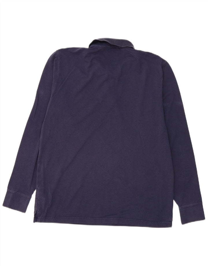 GANT Regular Langærmet Polo Shirt XL Marineblå Bomuld