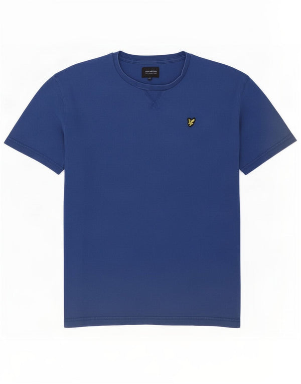 Lyle & Scott Boys T-Shirt Top 14-15 år Blå Bomuld