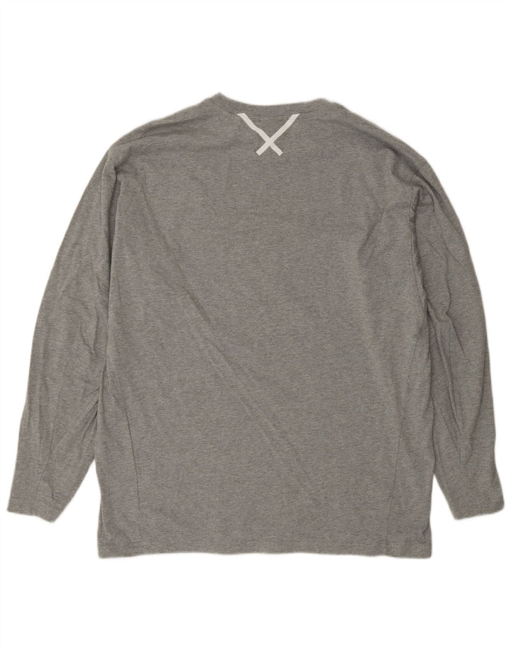 Adidas Herre Top Langærmet Medium Grey Bomuld