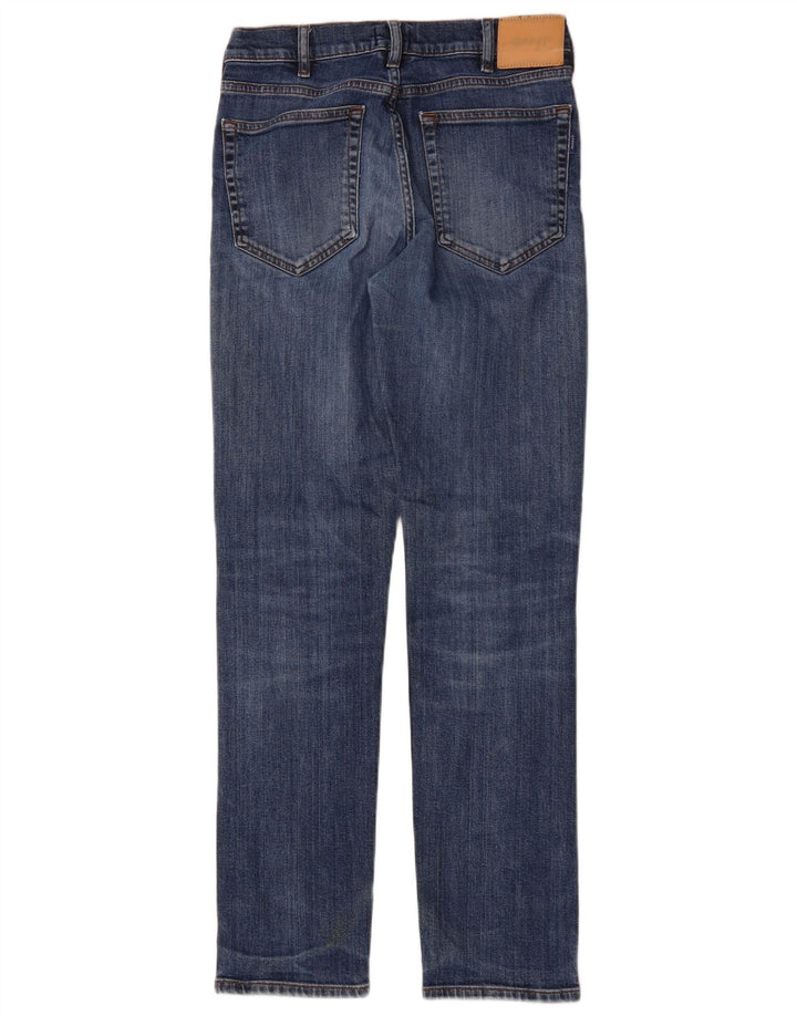 Gant Distressed Slim Jeans til mænd W30 L32 blå bomuld
