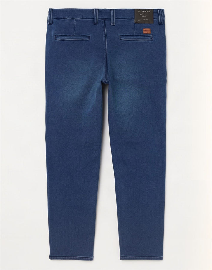 Jack & Jones Straight Jeans til mænd W34 L32 Blå Bomuld