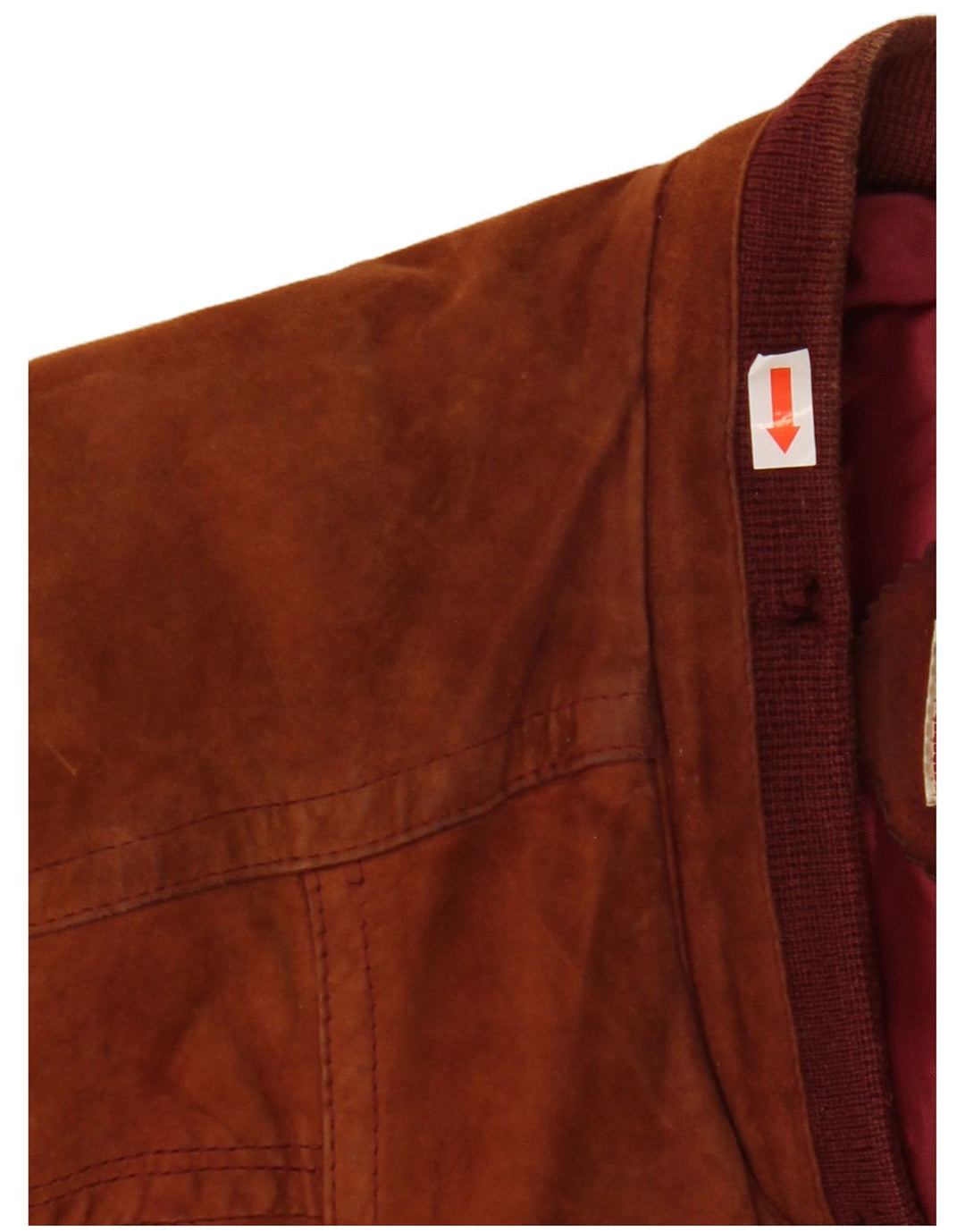 GIACCOMO LARUSSO Herre ruskind Loose Fit Bomberjakke IT 50 Stor Brun