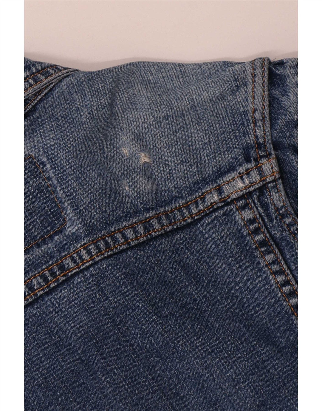 Levi's Girls Distressed Denim Jacket 9-10 Years Small Blue Cotton