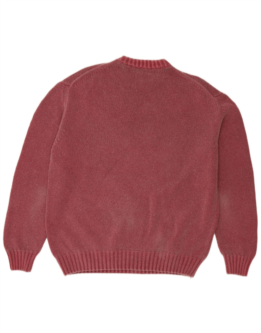 Skrædder & Søn Herre Crew Neck Jumper Sweater 2XL Rød Uld