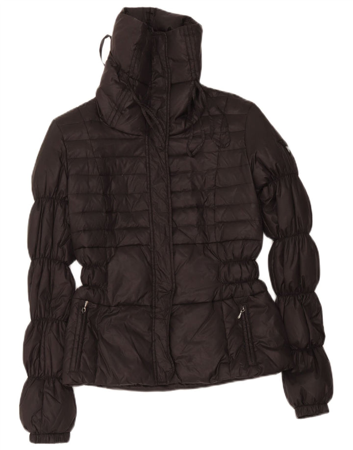 Guess Polstret jakke til kvinder UK 14 Medium Sort Nylon