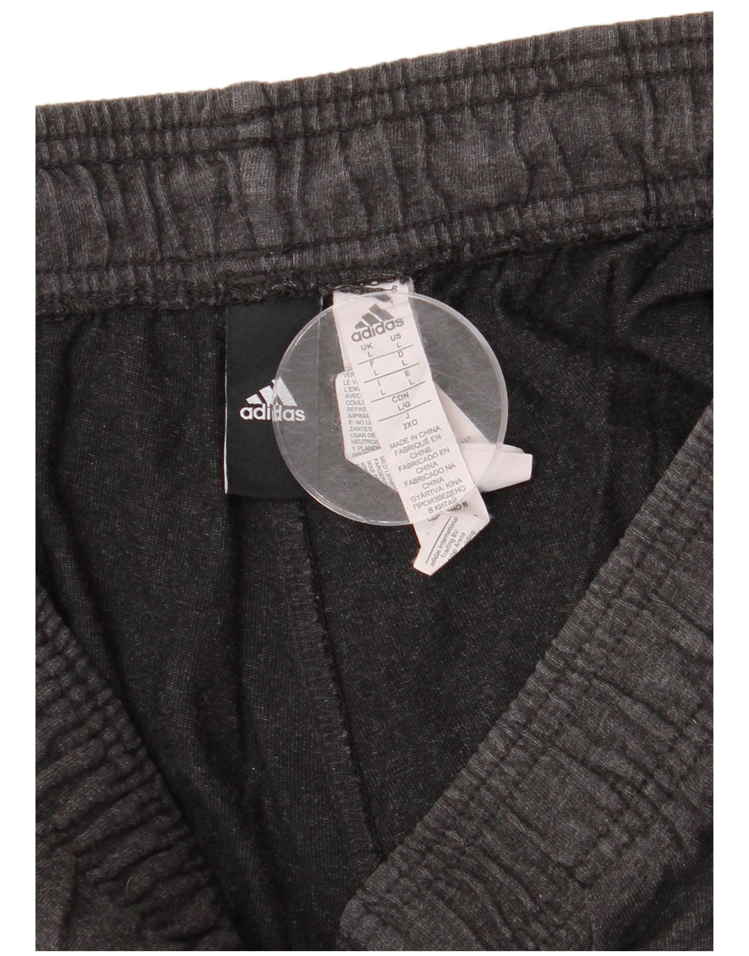 Adidas Herre grafiske sportsshorts store grå bomuld