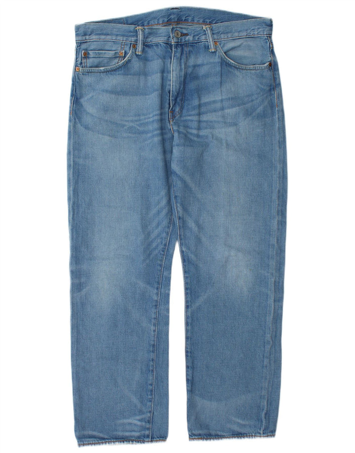 Levi's Herre 504 lige jeans W36 L30 blå bomuld