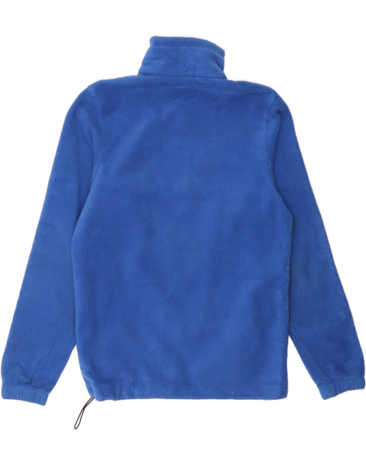 COLUMBIA Mens Fleece Jacket UK 36 Small Navy Blue Colourblock Polyester Vintage Columbia and Second-Hand Columbia from Messina Hembry 
