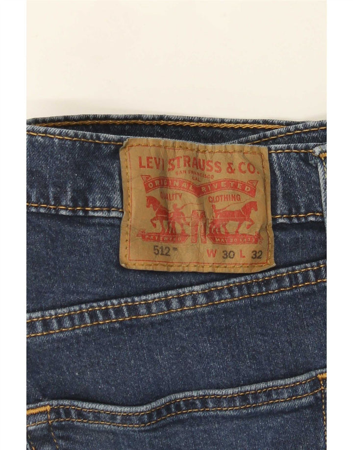 Levi's Herre 512 Slim Tapered Jeans W30 L29 Blå