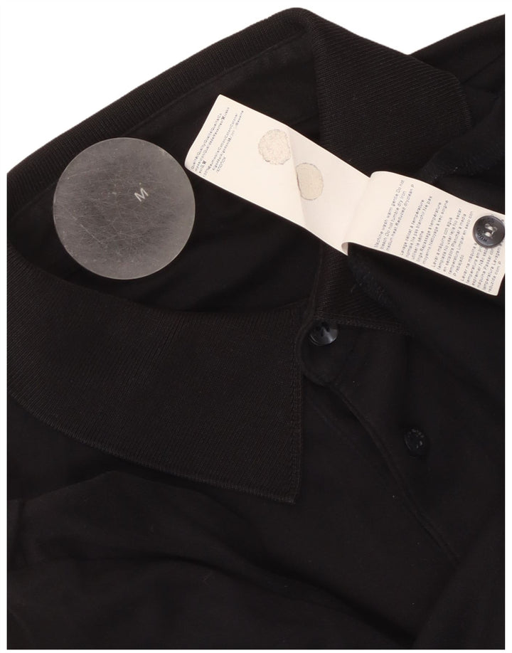 Hugo Boss Langærmet herre poloshirt Medium Sort bomuld
