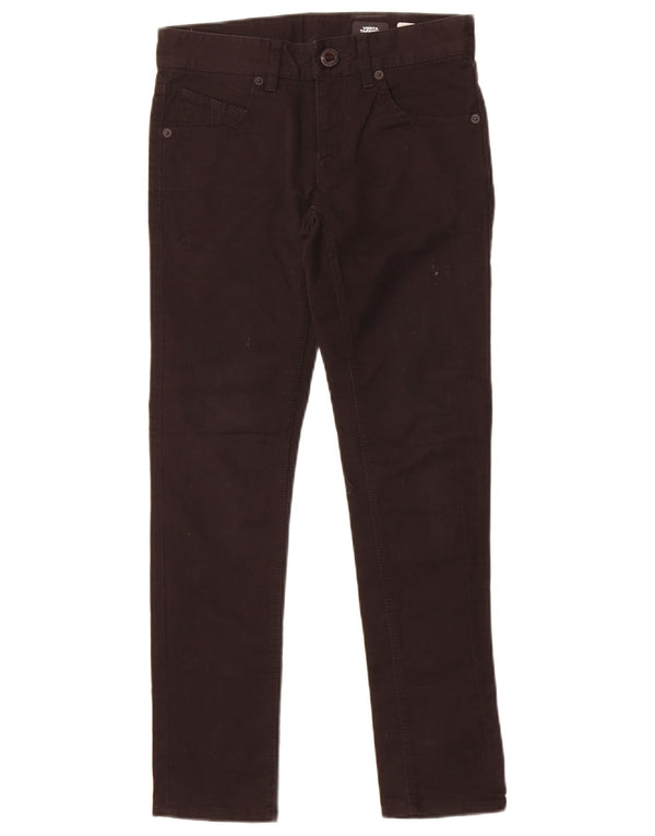 Volcom Boys Vorta Slim Tapered Casual Bukser 9-10 år W25 L26 Sort