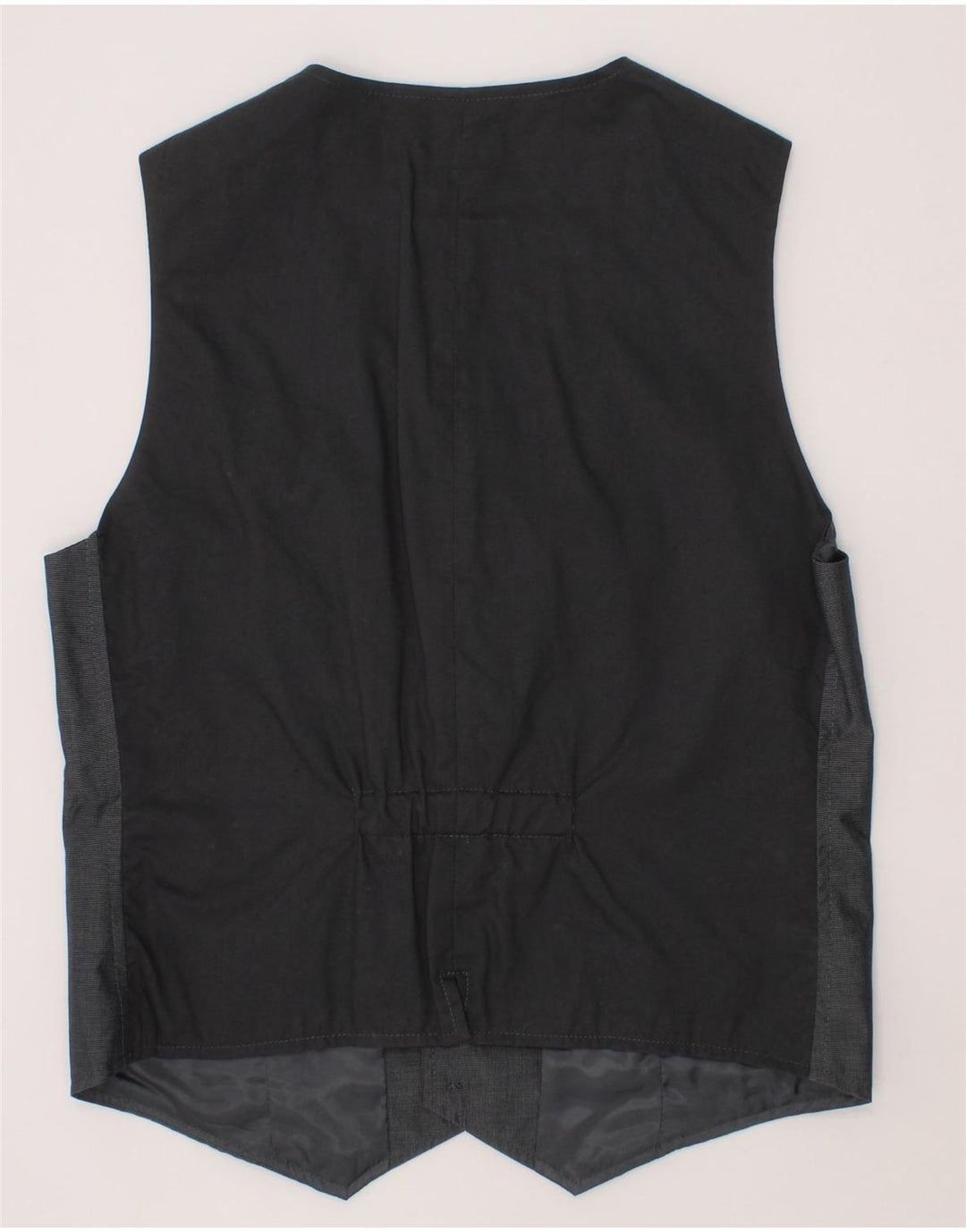 BENETTON Boys Waistcoat 11-12 Years 2XL Grey Cotton Vintage Benetton and Second-Hand Benetton from Messina Hembry 