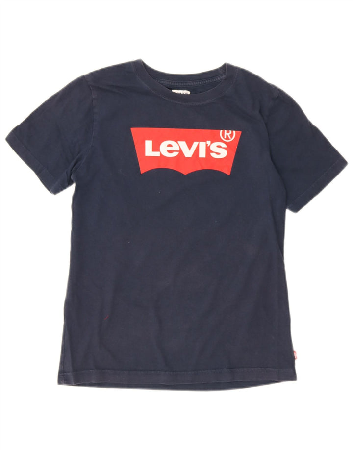 Levi's Boys Grafisk T-Shirt Top 15-16 år Marineblå