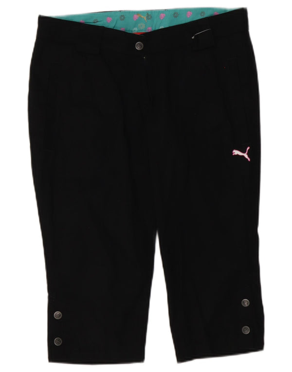 Puma Dame Lavtalje Capri Bukser UK 8 Small W30 L17 Sort