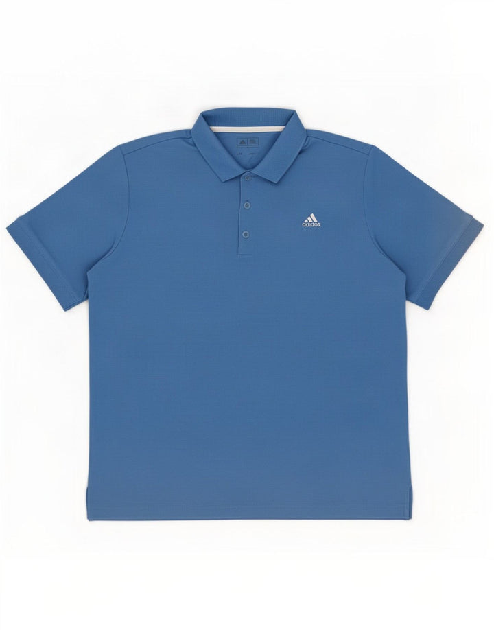 Adidas Polo skjorte til mænd, stor blå