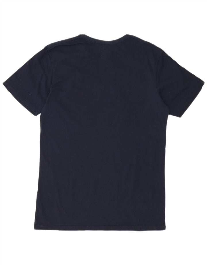 Quiksilver Herre Regular Fit Grafisk T-Shirt Top Stor Marineblå