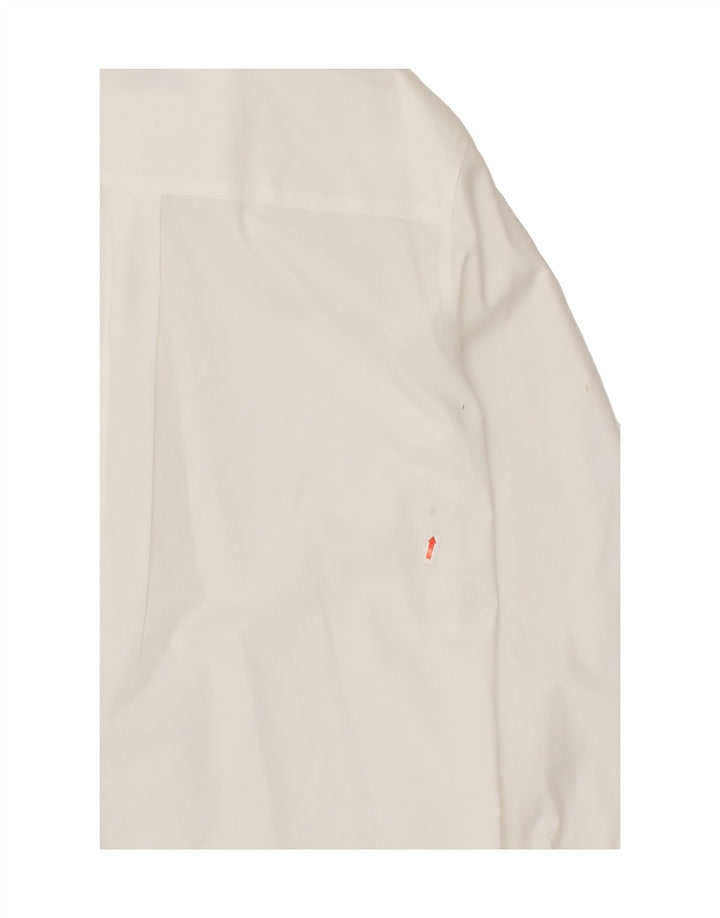 ORVIS Womens Shirt US 10 Large White Cotton Vintage Orvis and Second-Hand Orvis from Messina Hembry 