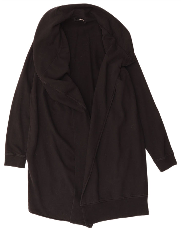 ALL SAINTS Dame Oversized Longline Cardigan Sweater UK 14 Medium Black