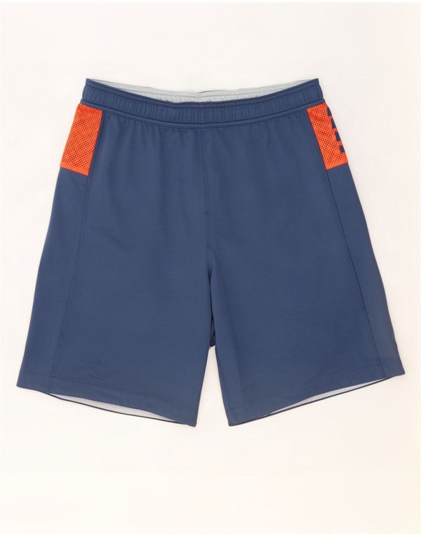 Adidas Herre Sportshorts Medium Navy Blue Colourblock Polyester