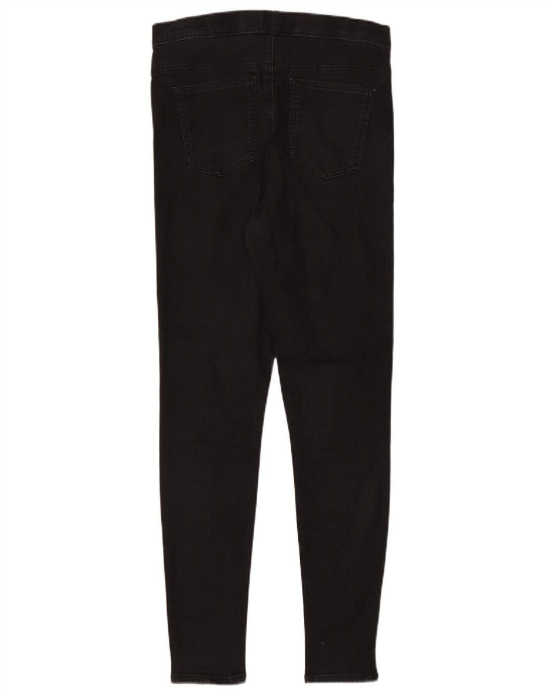 Marks & Spencer Dame Jegging Jeans UK 12 Medium W30 L30 Sort Bomuld