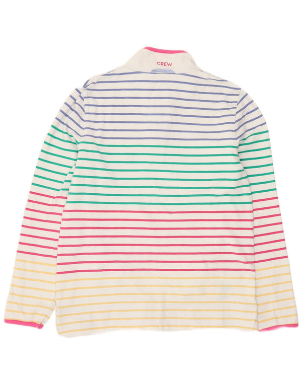 Besætningstøj Dame Sweatshirt Jumper UK 12 Medium Flerfarvet Stribet