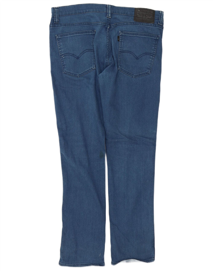LEVI'S Herre 511 Slim Jeans W31 L30 Blå Bomuld
