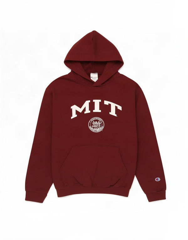 Champion Drenge Hoodie Jumper 10-11 År Large Burgundy