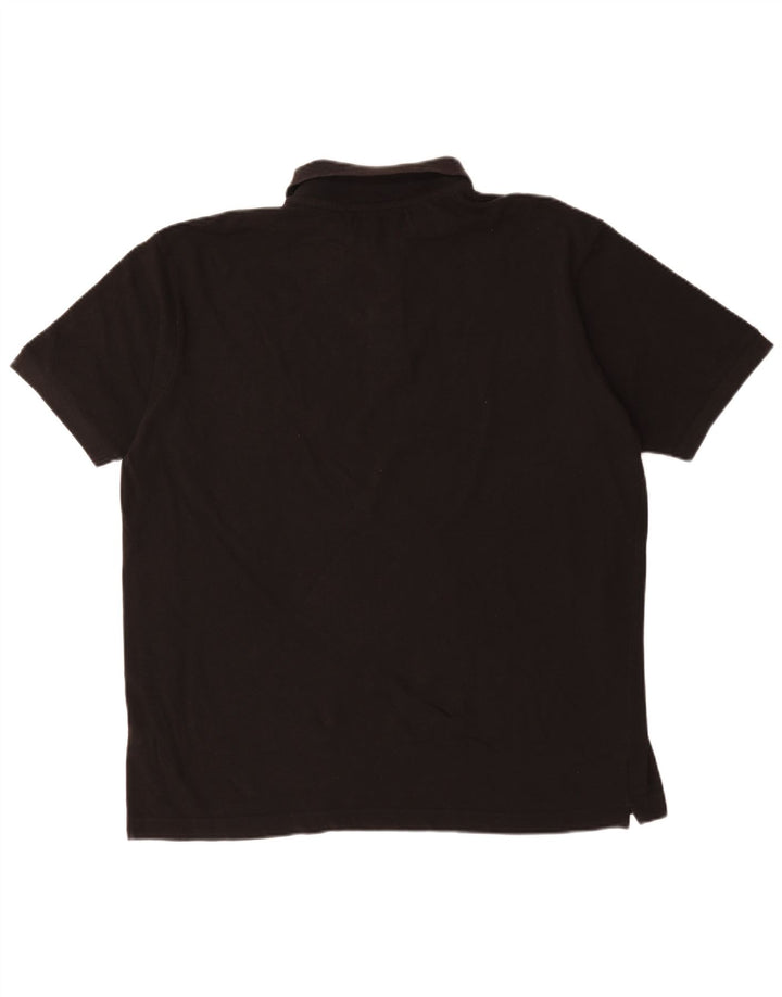 Kappa herre poloshirt XL sort bomuld