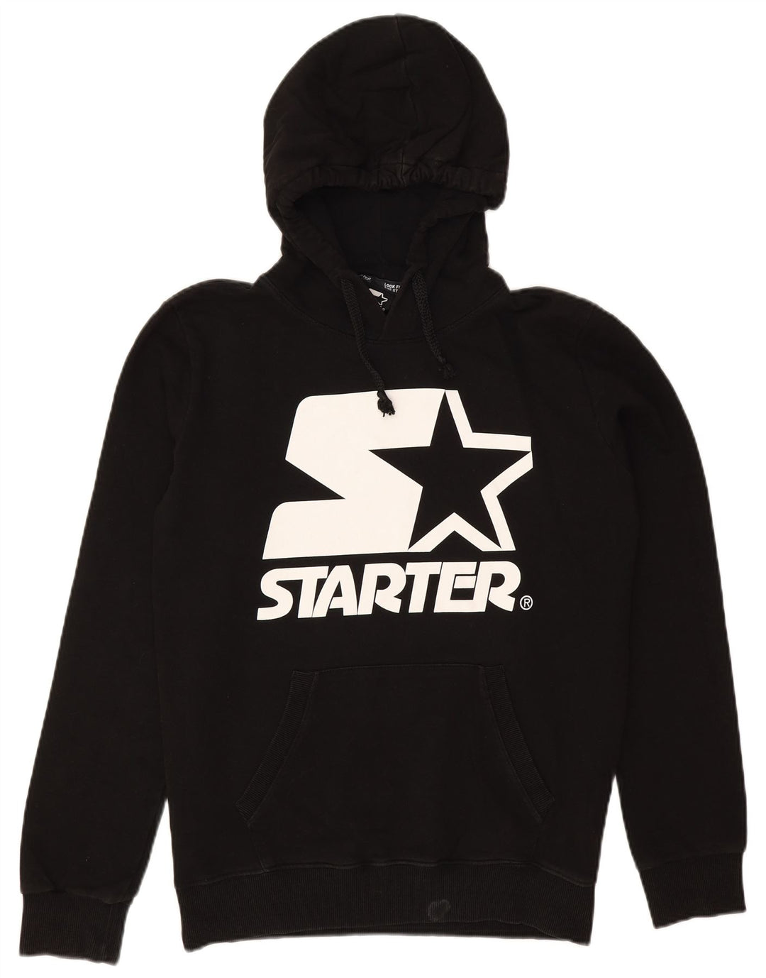 Starter Herre grafisk hættetrøje Jumper Medium Sort