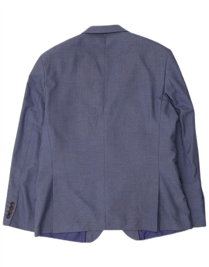 Marks & Spencer Herre skræddersyet pasform 2-knaps blazerjakke UK 42 Large Blue