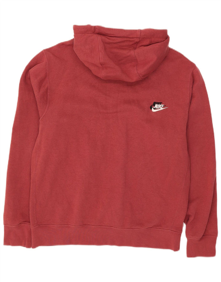 Nike Herre hættetrøje Jumper Medium Rød Bomuld