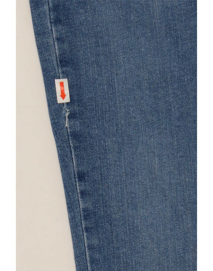 Levi's Womens 724 Højtaljede lige jeans W27 L30 Blå