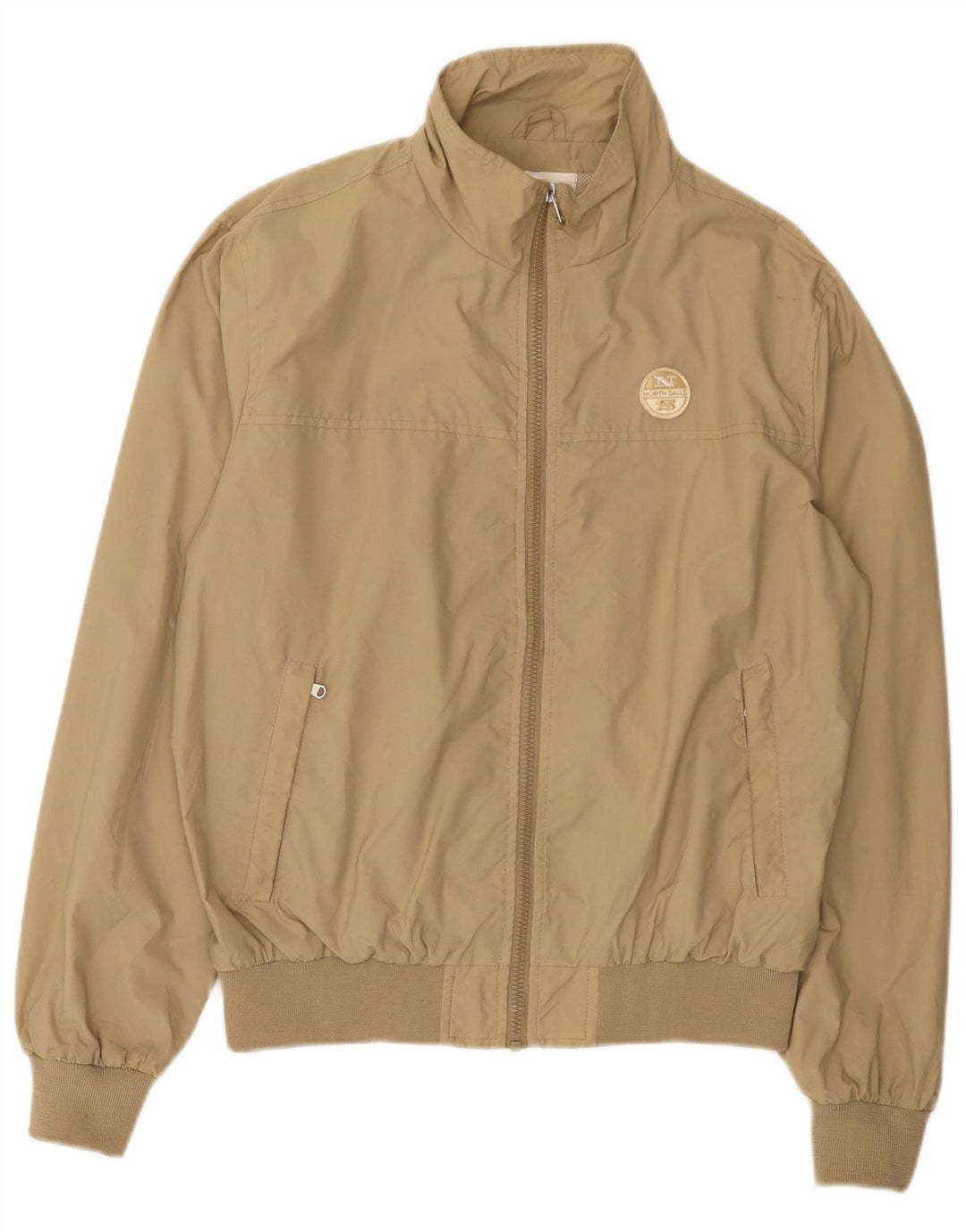 North Sails Herre Bomber Jacket UK 38 Medium Khaki Polyamid