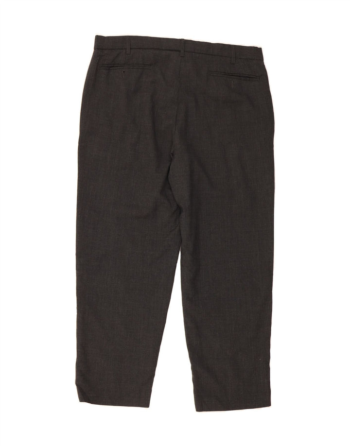 MOSSIMO Mens Slim Suit Trousers W38 L30 Grey Polyester Vintage Mossimo and Second-Hand Mossimo from Messina Hembry 