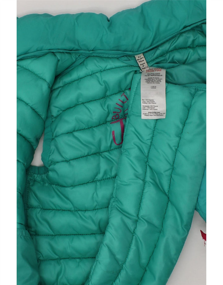 Joules Girls Polstret Gilet 4-5 år turkis polyamid