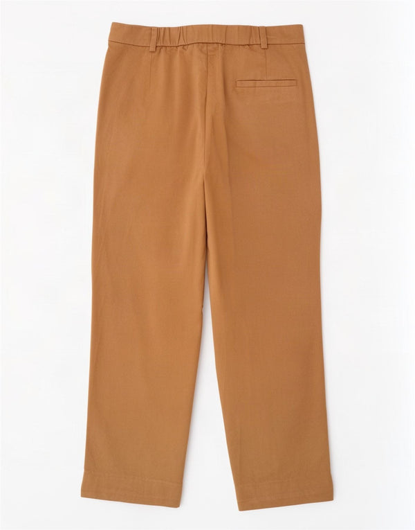 Marks & Spencer lige cropped bukser til kvinder UK 10 Small W30 L26 Brun