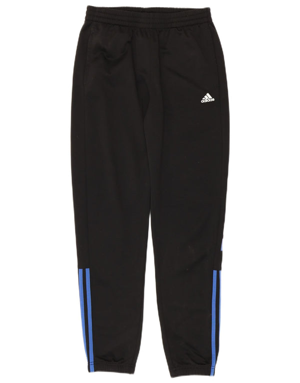 Adidas drenge grafisk træningsdragt bukser jogger 13-14 år sort polyester