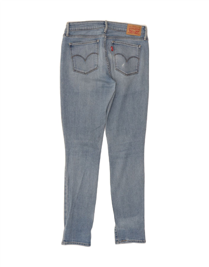 LEVI'S Womens 711 Distressed Skinny Jeans W29 L29 Blue Cotton Vintage Levi's and Second-Hand Levi's from Messina Hembry 