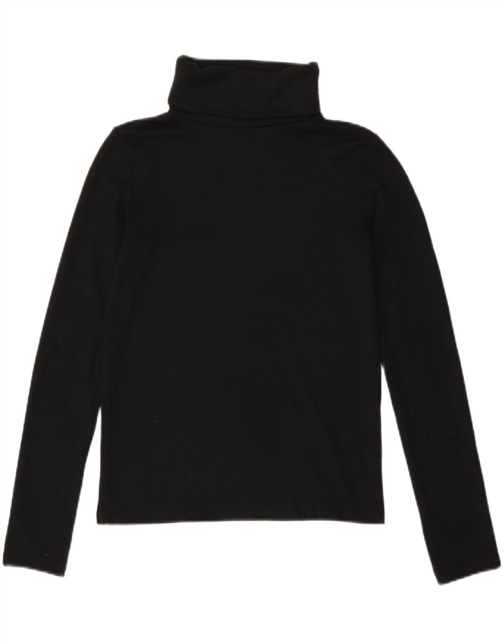 Zara Dame Rullehals Sweater UK 12 Medium Sort