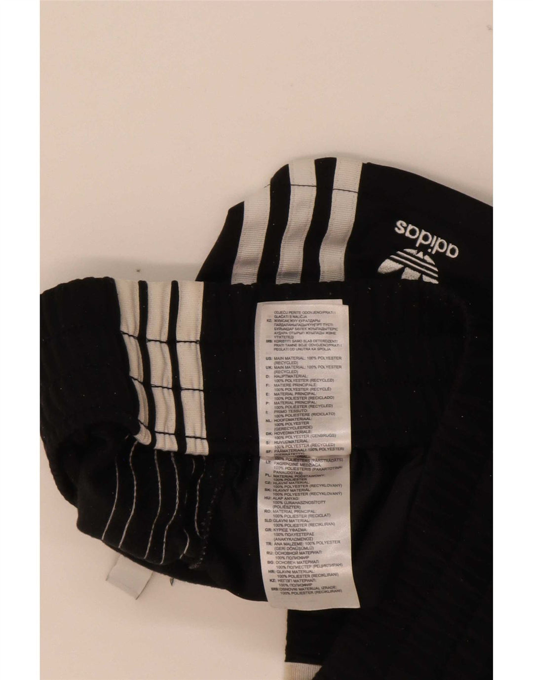 Adidas sportsshorts til kvinder UK 6 XS sort polyester