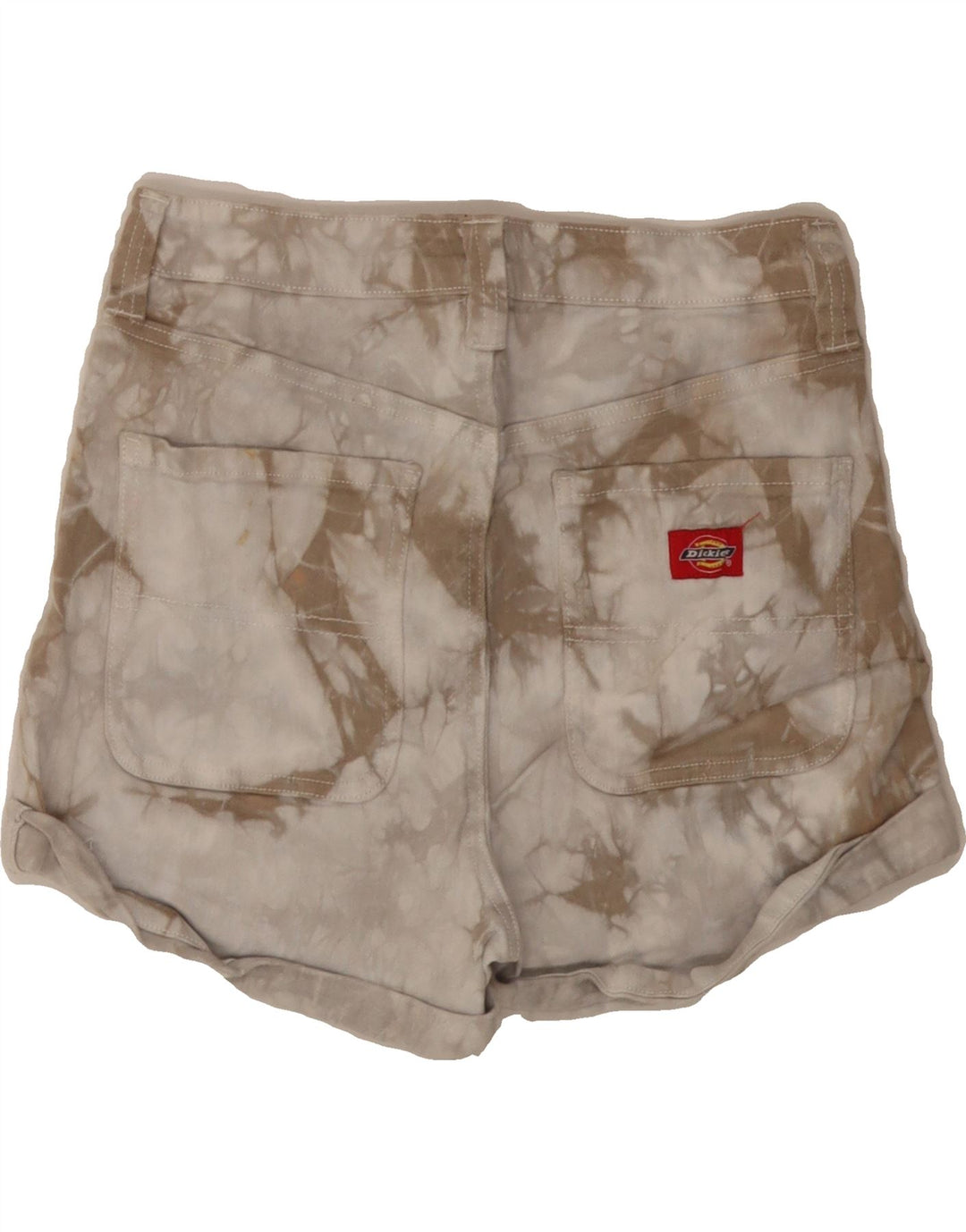 DICKIES Womens Denim Shorts US 7 Medium W28  Grey Tie Dye Cotton Vintage Dickies and Second-Hand Dickies from Messina Hembry 
