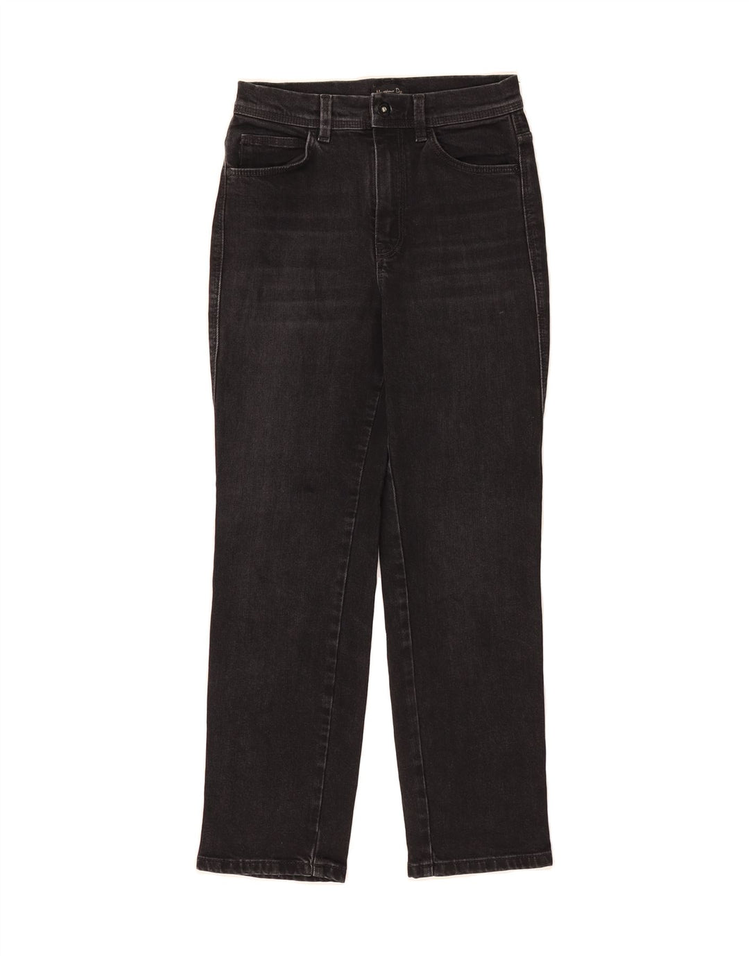 MASSIMO DUTTI Womens Straight Jeans W26 L27 Black Vintage Massimo Dutti and Second-Hand Massimo Dutti from Messina Hembry 