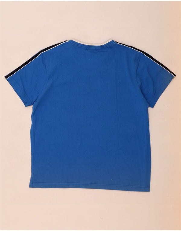 Adidas Herre T-Shirt Top UK 40/42 Medium Blue