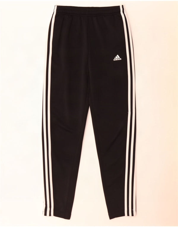 Adidas Boys Aeroready Tracksuit Bukser 11-12 år Sort Polyester