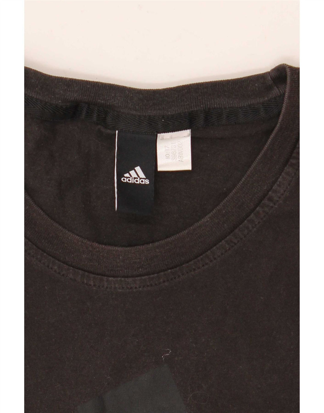 Adidas Herre grafisk T-shirt Top Medium Sort