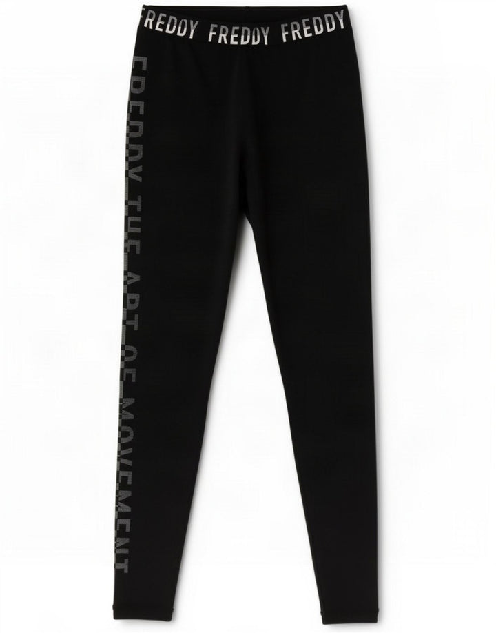 Freddy Womens Grafiske Leggings UK 8 Small Black Polyester